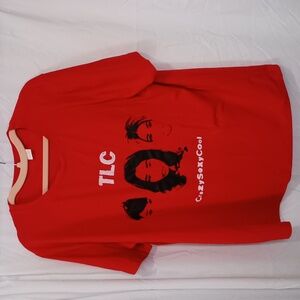 TLC Red t-shirt XL